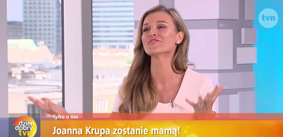 Joanna Krupa obwieściła w programie "Dzień Dobry TVN" o swojej ciąży! 