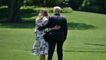 Melania Trump, Donald Trump w podróży 