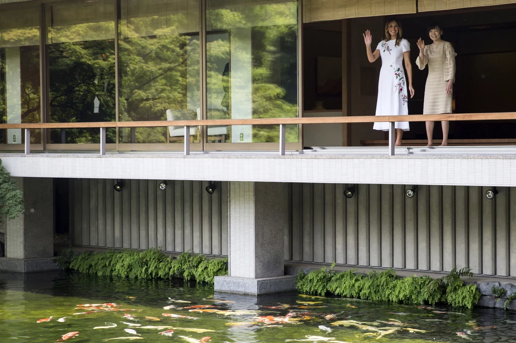 Melania Trump. Japonia 
