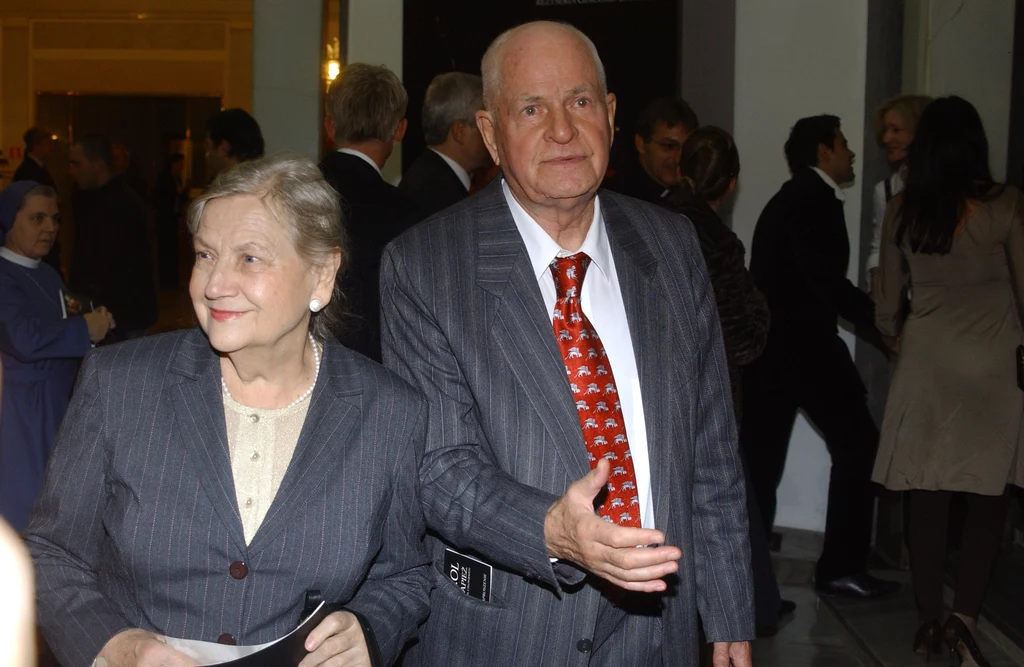 Halina i Jan Machulscy, rodzice Juliusza, rok 2006