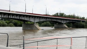 Zamknięte bulwary wiślane w Warszawie