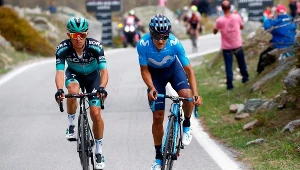 Rafał Majka (z lewej) i Richard Carapaz