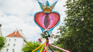 Kontrowersyjny transparent