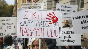 Mieszkańcy Krakowa od lat protestują przeciwko polityce transportowej miast. Bez efektów