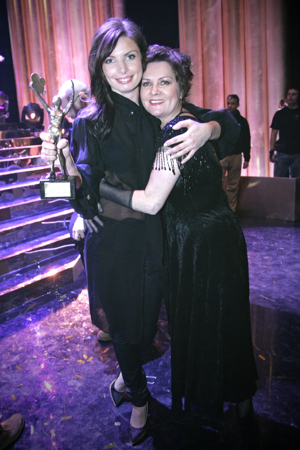 Agnieszka Dygant z Agnieszką Kotulanką w 2008 roku 