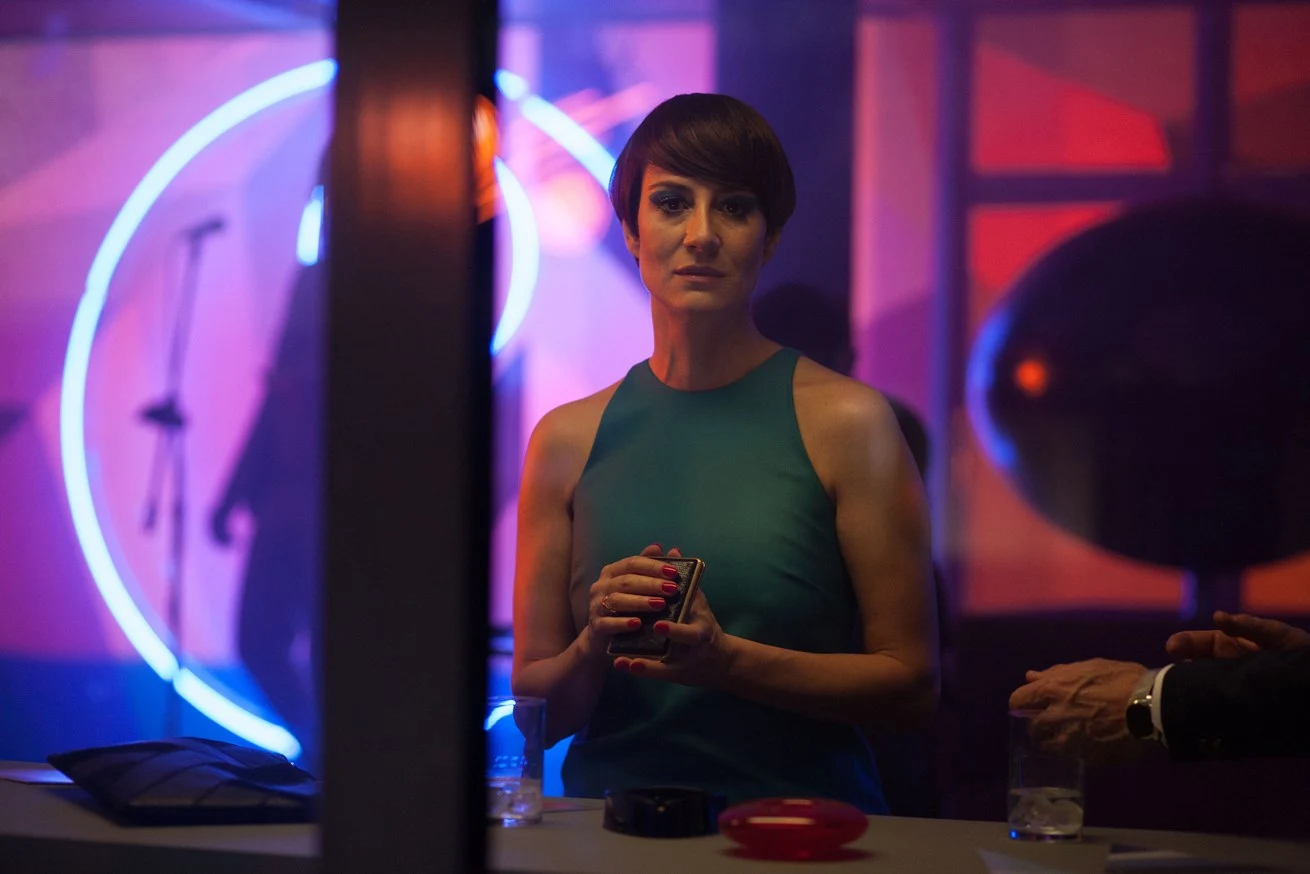 Maja Ostaszewska w scenie z filmu "Ja teraz kłamię"