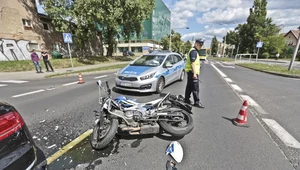 Coraz więcej wypadków z udziałem motocyklistów