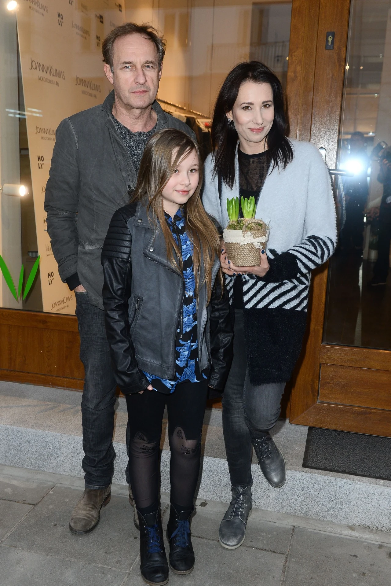 Aleksandra Popławska i Marek Kalita z córką Antosią