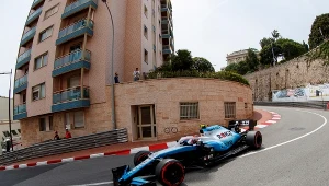 Robert Kubica na torze w Monako