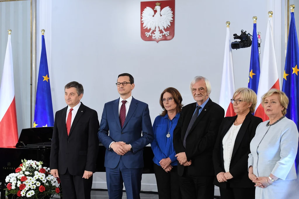 W uroczystości w Sali Kolumnowej wziął udział premier Mateusz Morawiecki W uroczystości w Sali Kolumnowej wziął udział premier Mateusz Morawiecki