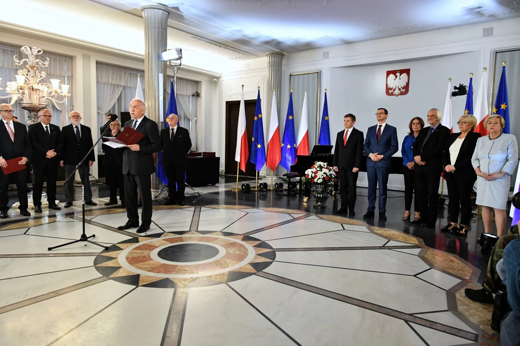 Uroczystość w Sali Kolumnowej Uroczystość w Sali Kolumnowej