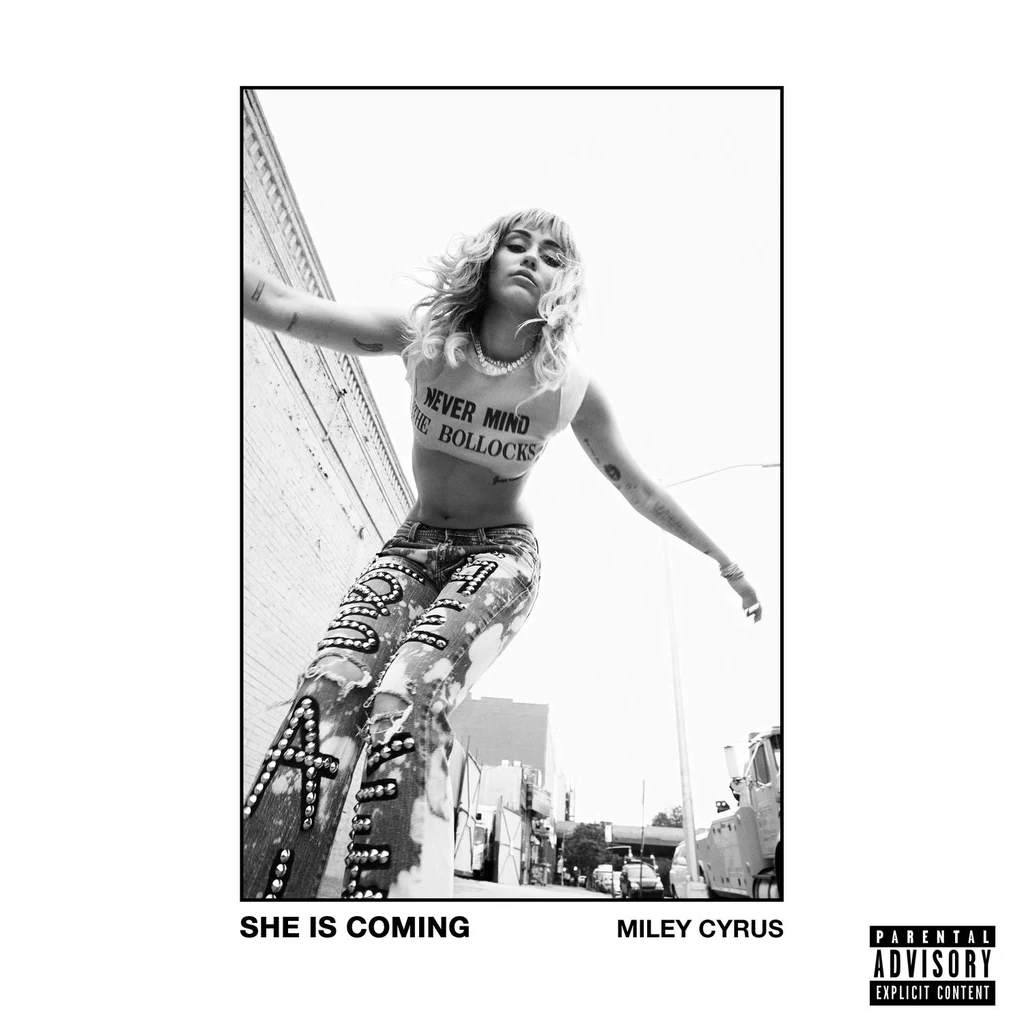 Miley Cyrus na okładce EP-ki "She Is Coming"