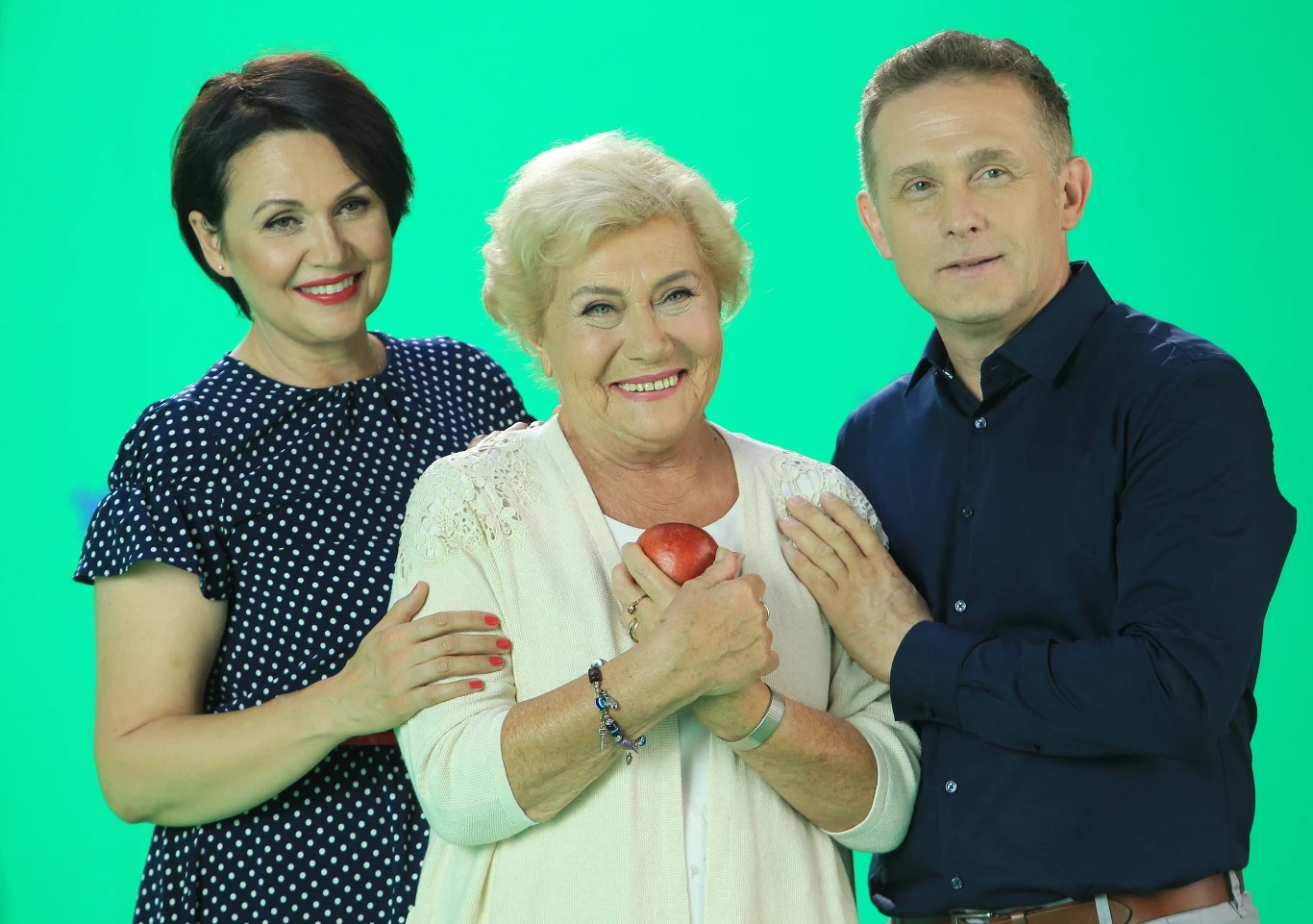 Robert Moskwa z Małgorzatą Pieńkowską i Teresą Lipowską Robert Moskwa z Małgorzatą Pieńkowską i Teresą Lipowską