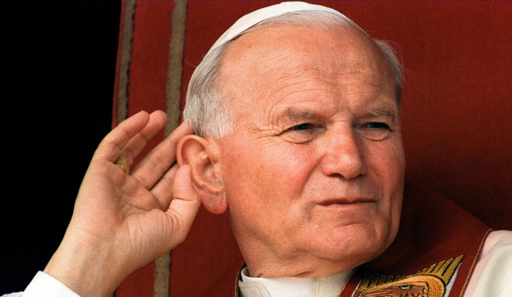Papież Jan Paweł II podczas wizyty w Argentynie