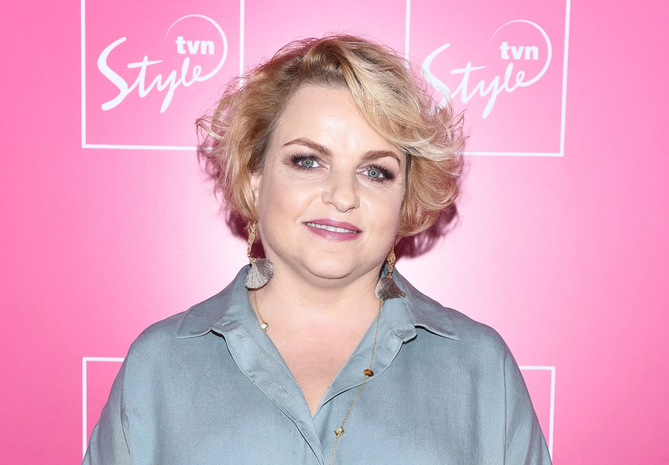 Katarzyna Bosacka podczas konferencji prasowej w TVN Style Katarzyna Bosacka podczas konferencji prasowej w TVN Style