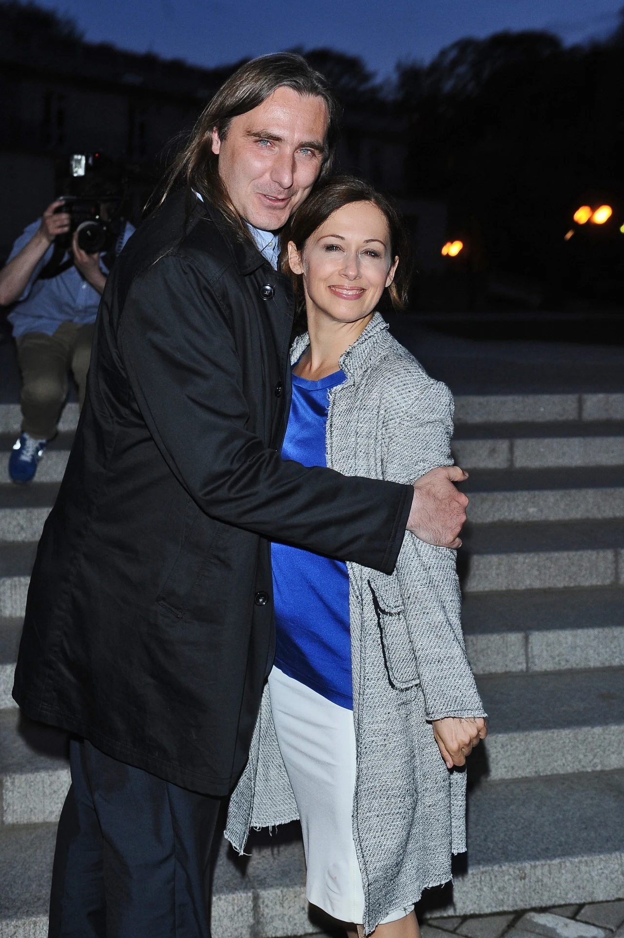 Jolanta Fraszyńska z ukochanym, 2015 rok