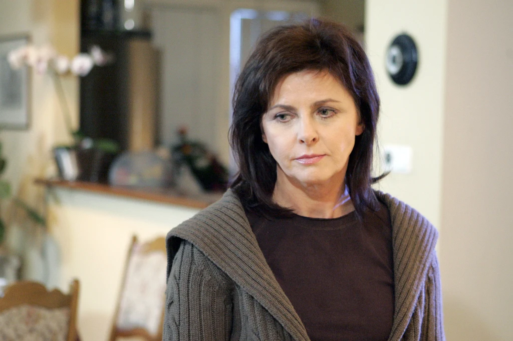 Renata Pękul na planie "Klanu" Renata Pękul na planie "Klanu"