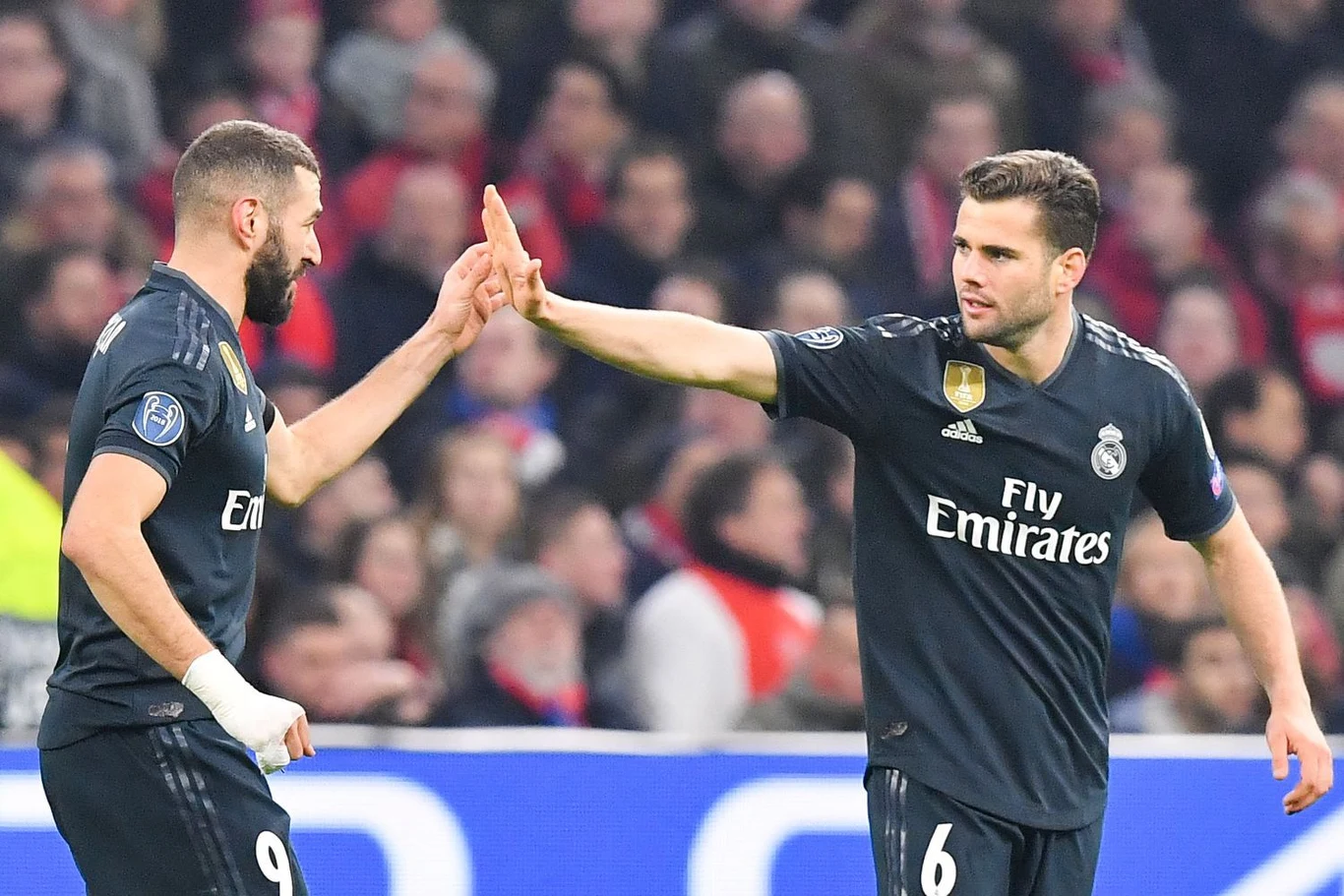 Nacho (z prawej) cała karierę spędził w Realu Madryt. Obok Karim Benzema Nacho (z prawej) cała karierę spędził w Realu Madryt. Obok Karim Benzema