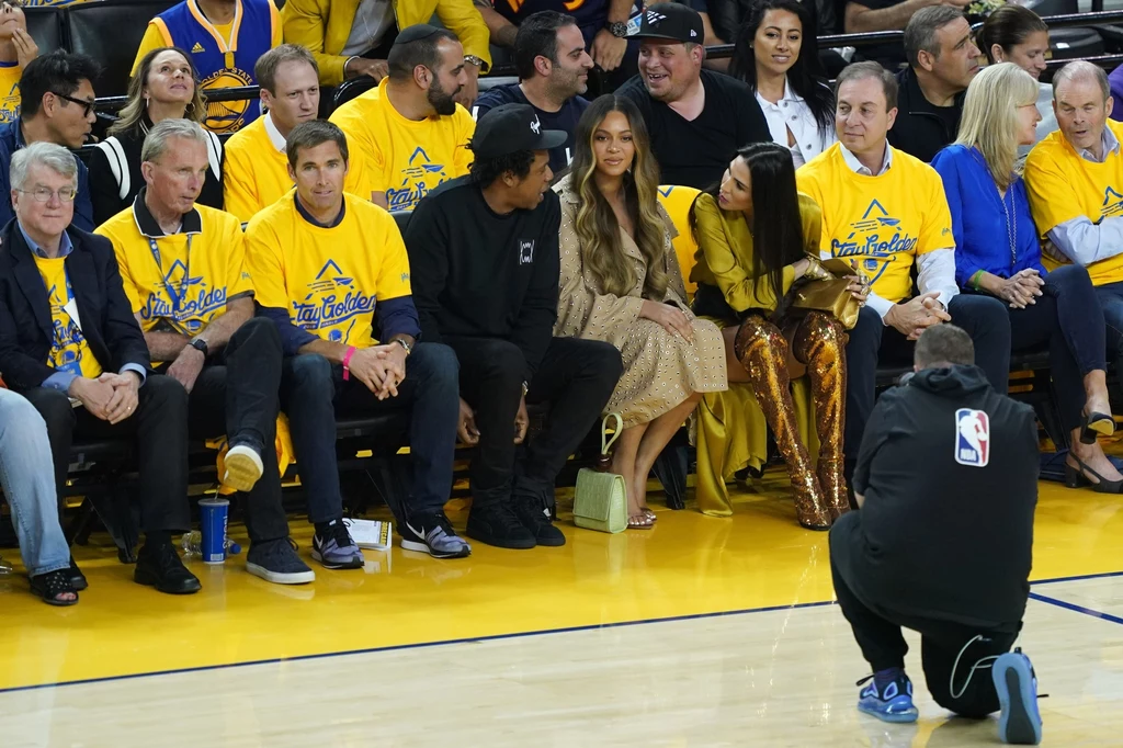 Beyonce i Jay-Z na meczu Toronto Raptors - Golden State Warriors