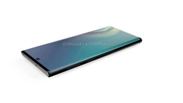 Samsung Galaxy Note 10 - render / fot. OnLeaks