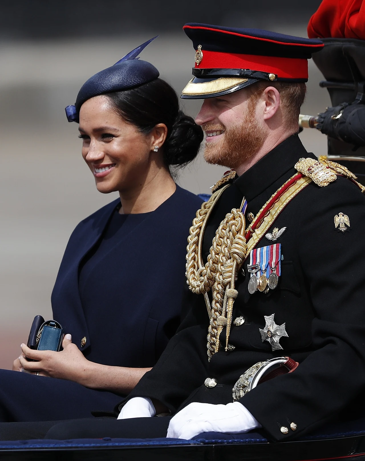 Meghan i Harry na urodzinach królowej Meghan i Harry na urodzinach królowej