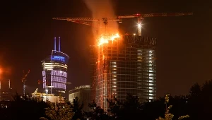 Warszawa: Pożar Warsaw Hub