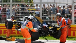 Samochód Kevina Magnussena rozbity podczas kwalifikacji do Grand Prix Kanady