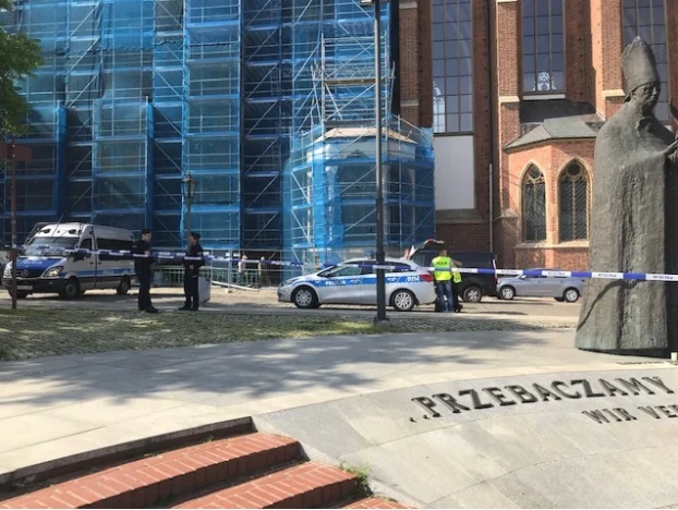 Zdjęcie z miejsca ataku