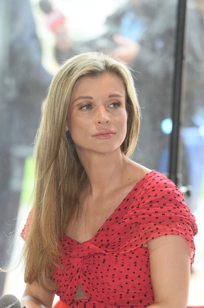 Joanna Krupa podczas śniadania prasowego z okazji otwarcia Galerii Młociny, fot. Vipnews