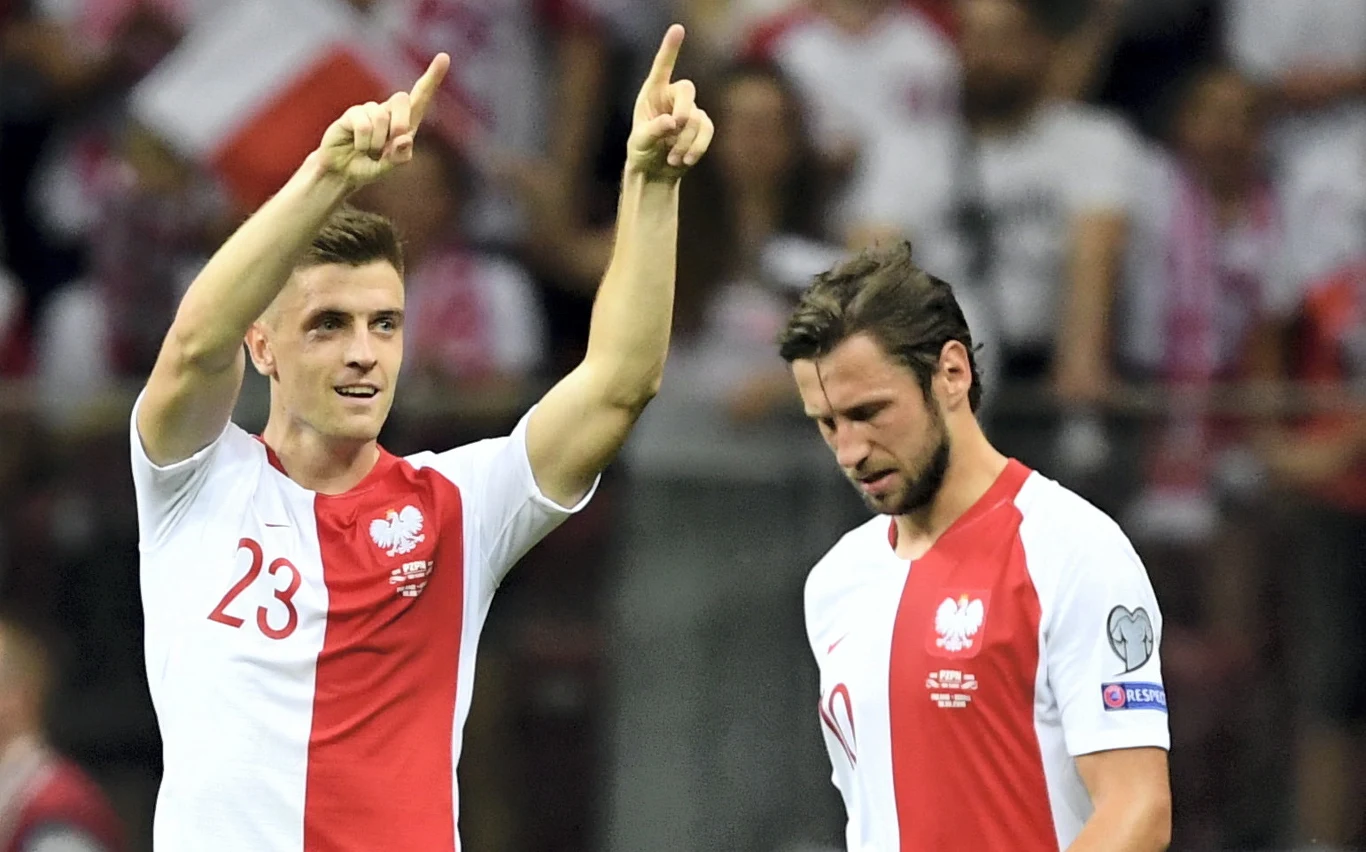 Krzysztof Piątek (z lewej) i Grzegorz Krychowiak Krzysztof Piątek (z lewej) i Grzegorz Krychowiak