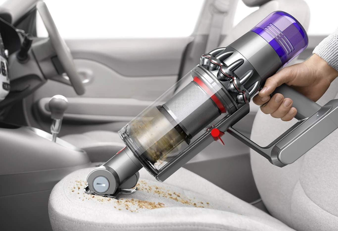 W przypadku takich przedsięwzięć jak sprzątanie w samochodzie, V11 spisuje się doskonale W przypadku takich przedsięwzięć jak sprzątanie w samochodzie, V11 spisuje się doskonale