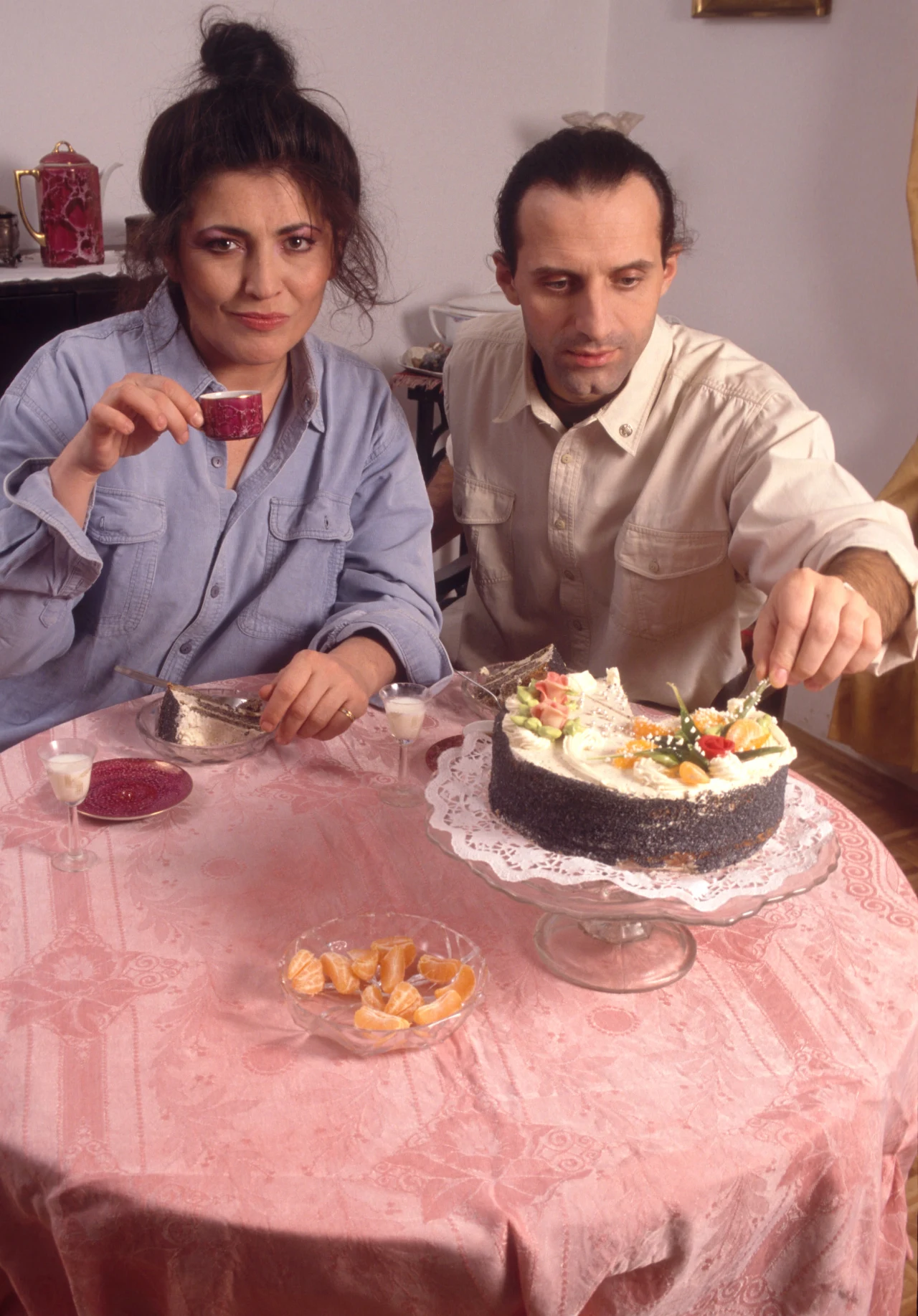 Agnieszka Fatyga z mężem