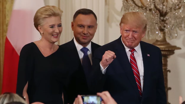 Agata Kornhauser-Duda, Andrzej Duda, Donald Trump w Białym Domu