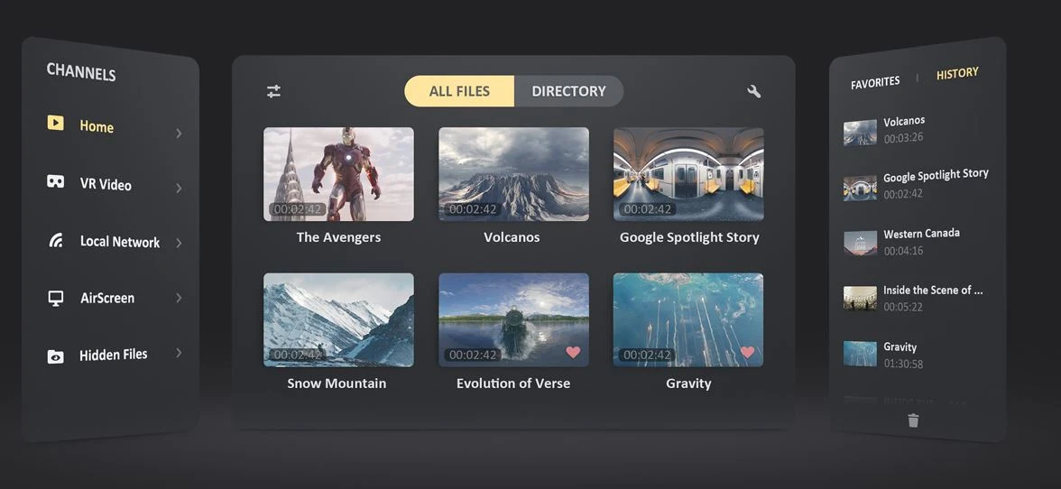 Skybox VR Video Player Skybox VR Video Player