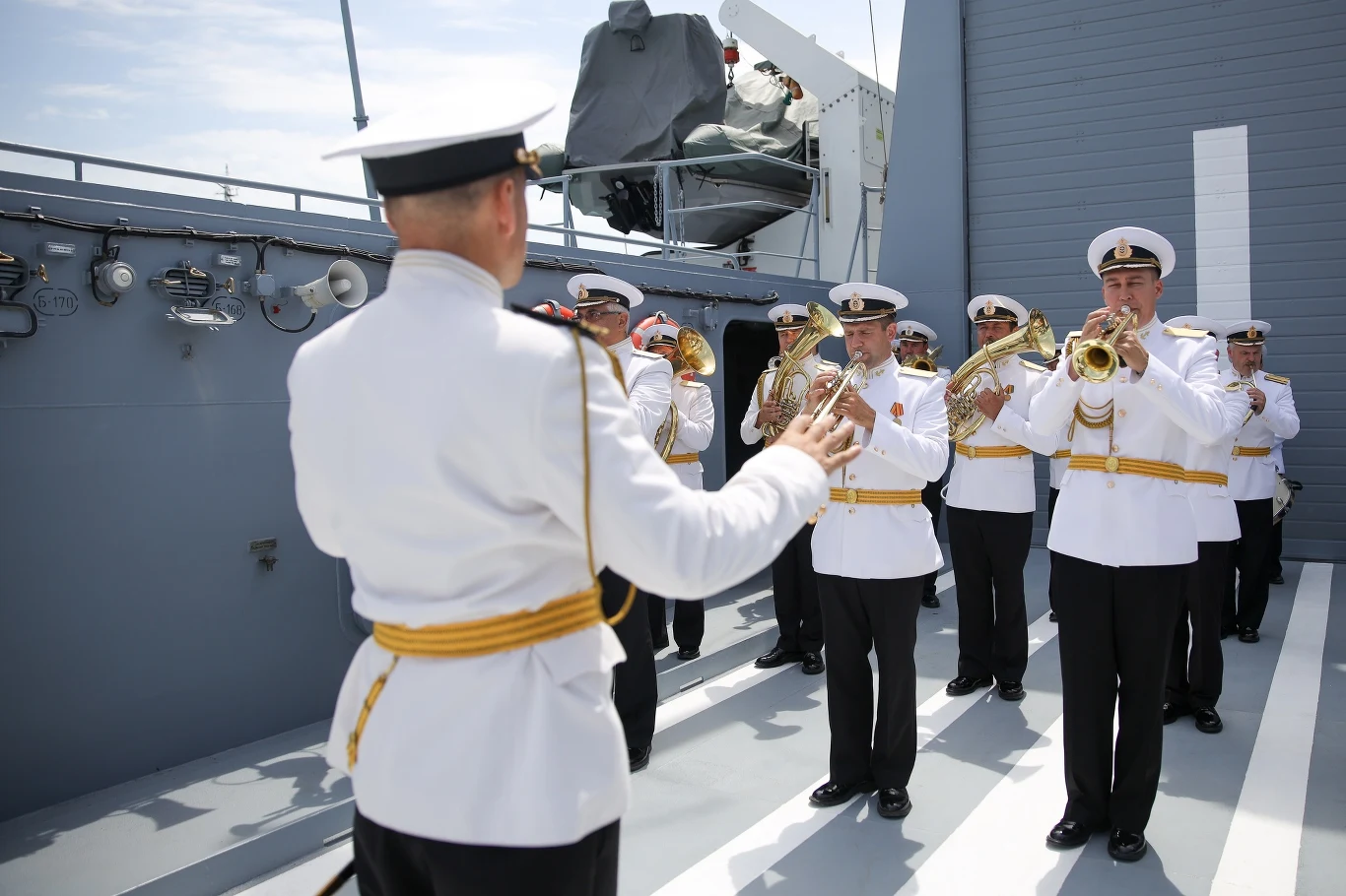 Uroczystość wodowania korwety "Inguszetia"