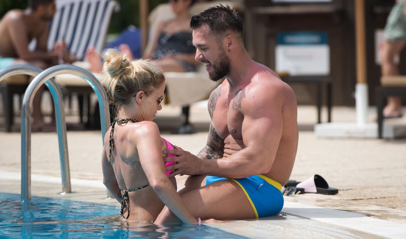 Kasia Dziurska z chłopakiem