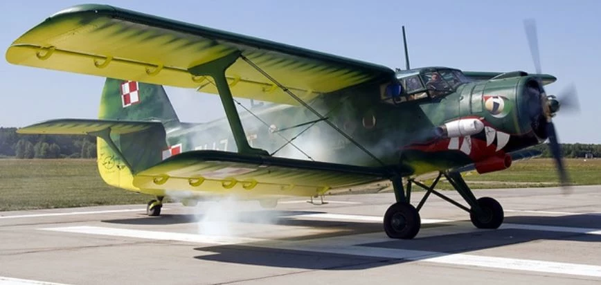 An-2 "Wiedeńczyk" w smoczym malowaniu