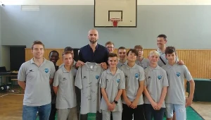Marcin Gortat i ekipa Oknoplast Basket Kraków, która szykuje się do podboju Euroligi