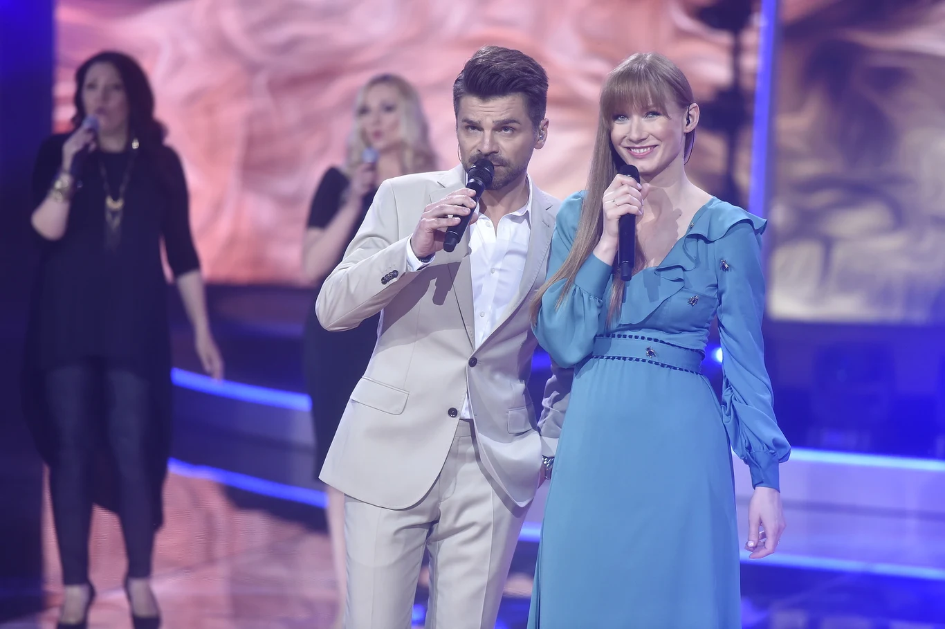 Łukasz Zagrobelny i Katarzyna Dąbrowska