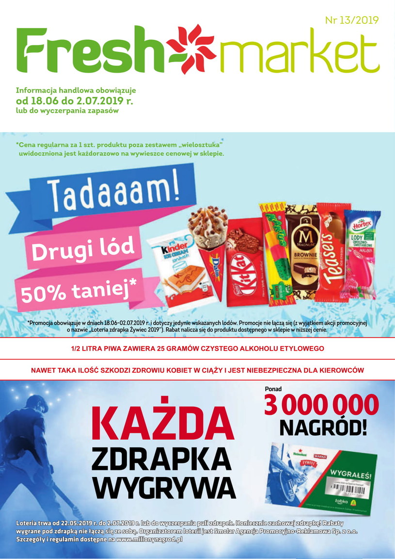 Gazetka promocyjna Freshmarket - wygasła 1732 dni temu