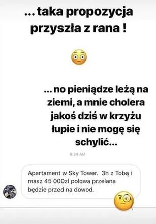 Anna Mucha opublikowała treść wiadomości na swoim Instastories Anna Mucha opublikowała treść wiadomości na swoim Instastories