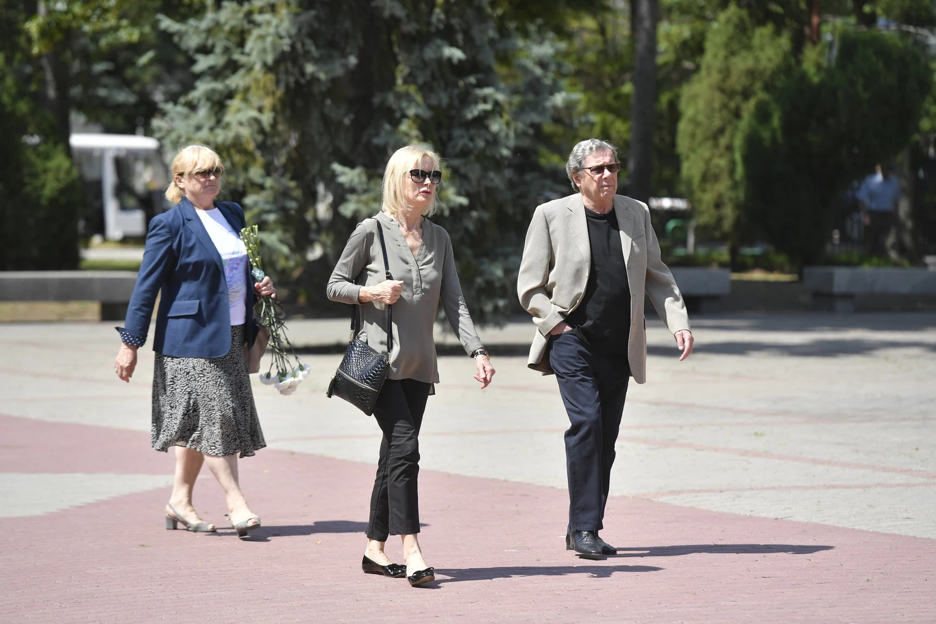 Janusz Gajos z żoną Elżbietą