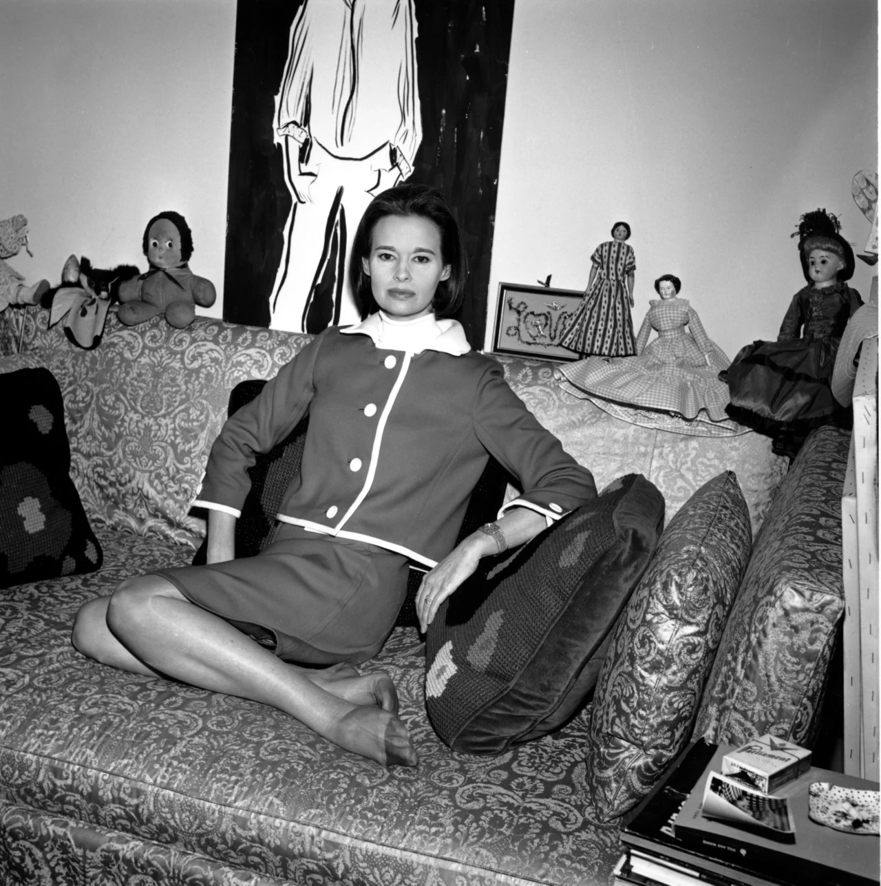 Gloria Vanderbilt, 1966 tok, fot. ASSOCIATED PRESS/East News Gloria Vanderbilt, 1966 tok, fot. ASSOCIATED PRESS/East News