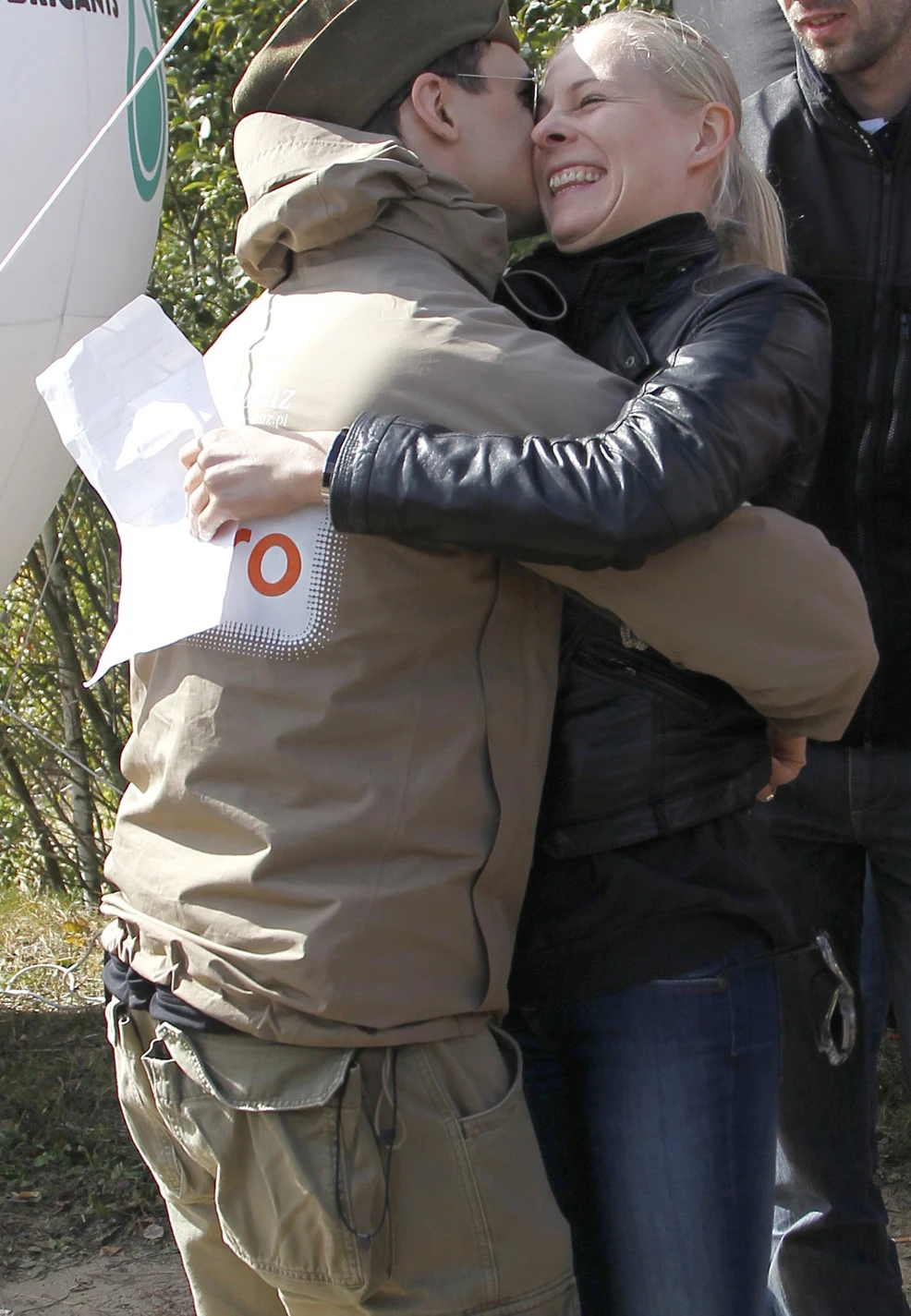 Mateusz Damięcki z żoną Pauliną