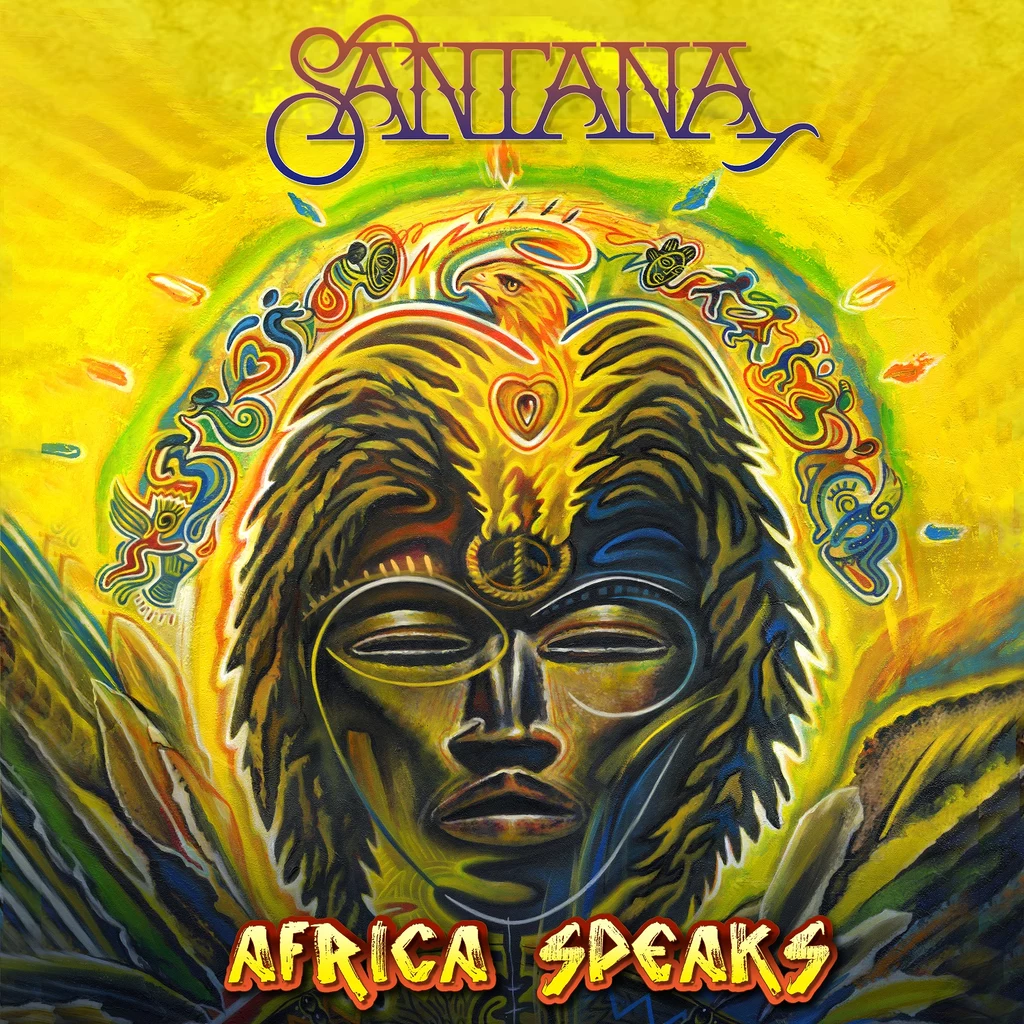 Okładka płyty "Africa Speaks" Santany