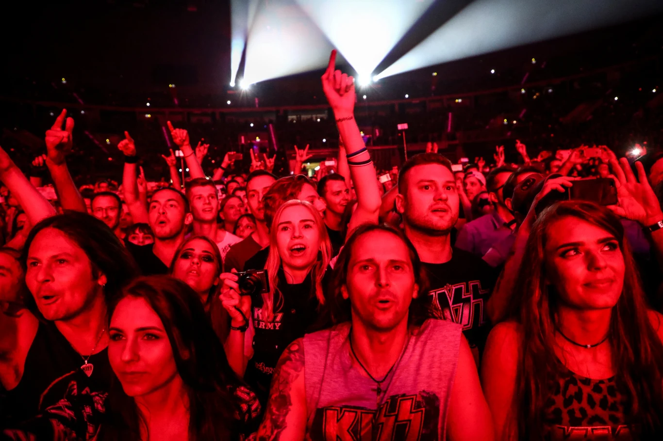 Zobacz zdjęcia fanów Kiss na koncercie w Tauron Arenie Kraków - 18 czerwca 2019 r.