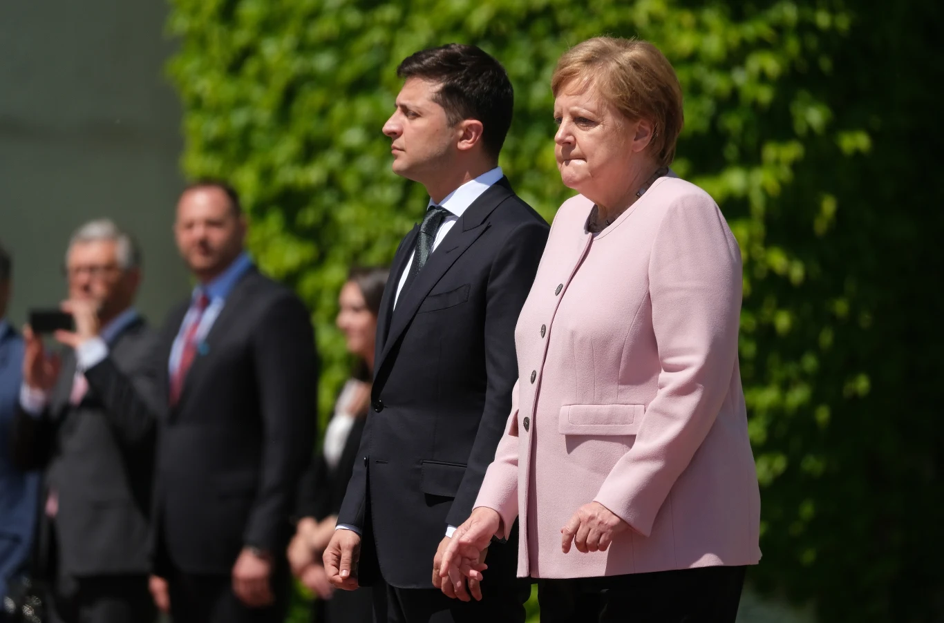 Zaskakujące zachowanie Angeli Merkel Zaskakujące zachowanie Angeli Merkel