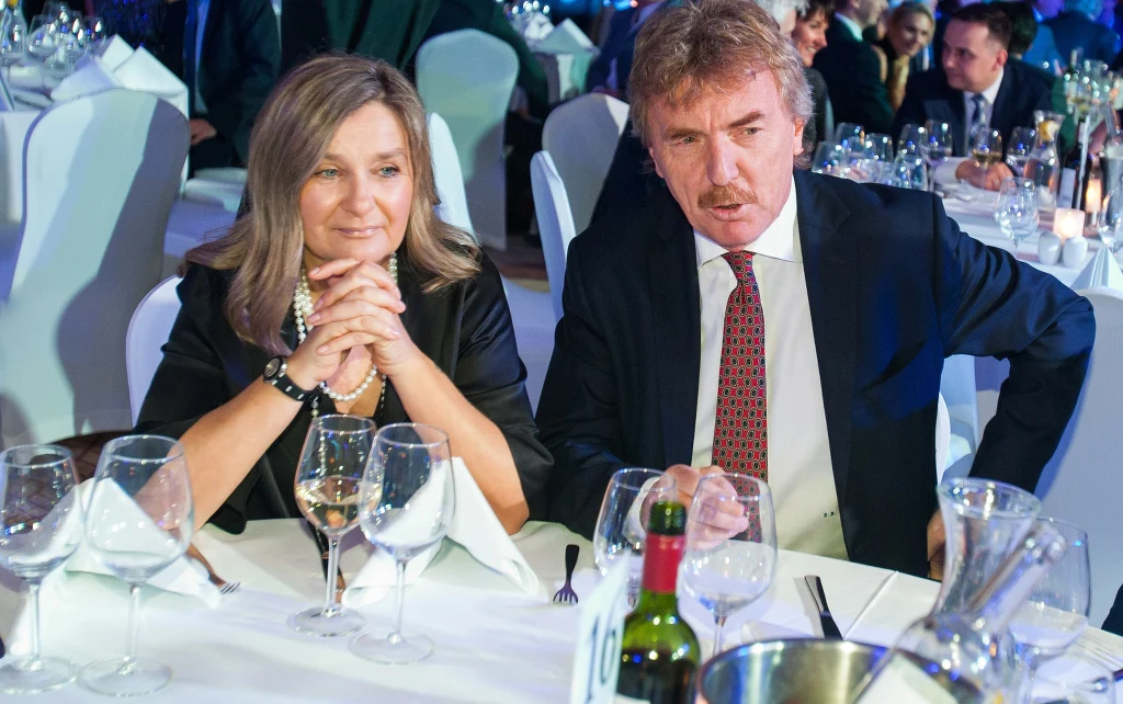 Zbigniew Boniek z żoną