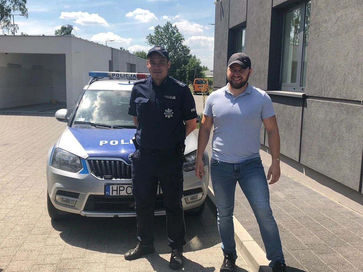 Policjanci, którzy uratowali dziecko Policjanci, którzy uratowali dziecko