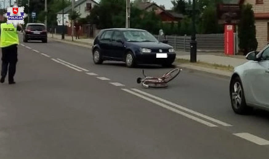 Kobieta wjechała pod Volkswagena Kobieta wjechała pod Volkswagena